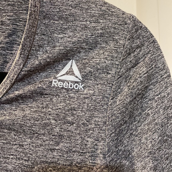 Grey Reebok dry fit grey workout top. - Picture 3 of 4